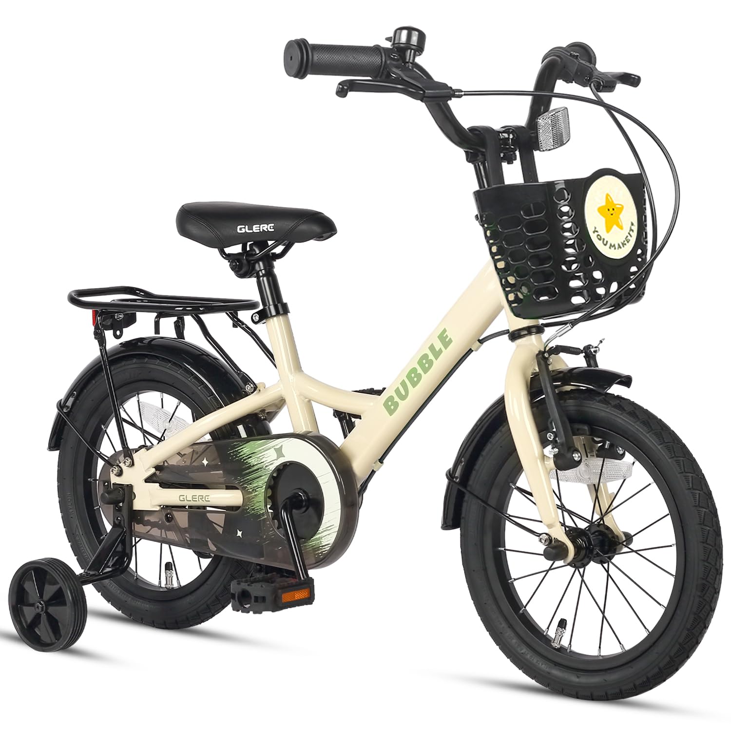 Amazon.co.jp: 【Glerc】Bubble子供用自転車 16インチ 可愛い星柄 5歳