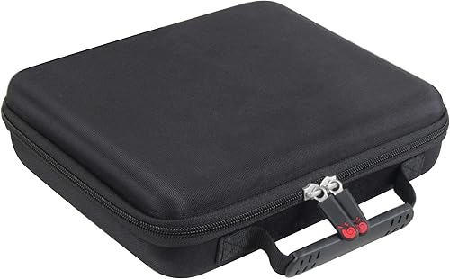 Miniatura 5 de Hermitshell Estuche rígido de viaje para ThinkFun Gravity Maze, juego de lógica de mármol caído (funda para laberinto de gravedad, negro)