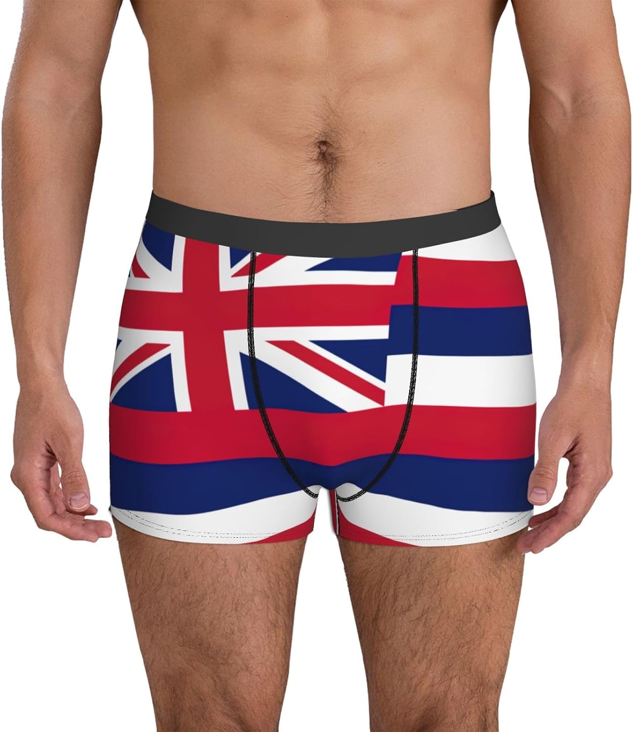 Hawaii Flag print Men's boxers, men's stretch leggings shorts Soft breathable boxer underwear