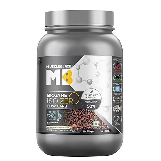 MuscleBlaze Biozyme Iso-Zero Low-Carb Isolate