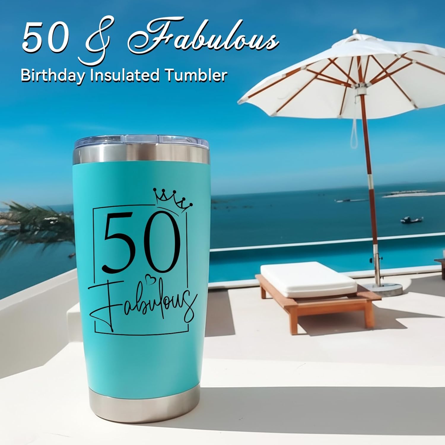 Physkoa Birthday Gifts for Women–4pcs Birthday Decorations for 40th/50th/55th/60th/65th/70th Women-Tote Bag With Tumbler Set - Image 3