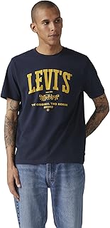 تيشرت كلاسيكي عصري برسومات للرجال من ليفايس (عبوة من قطعة واحدة)