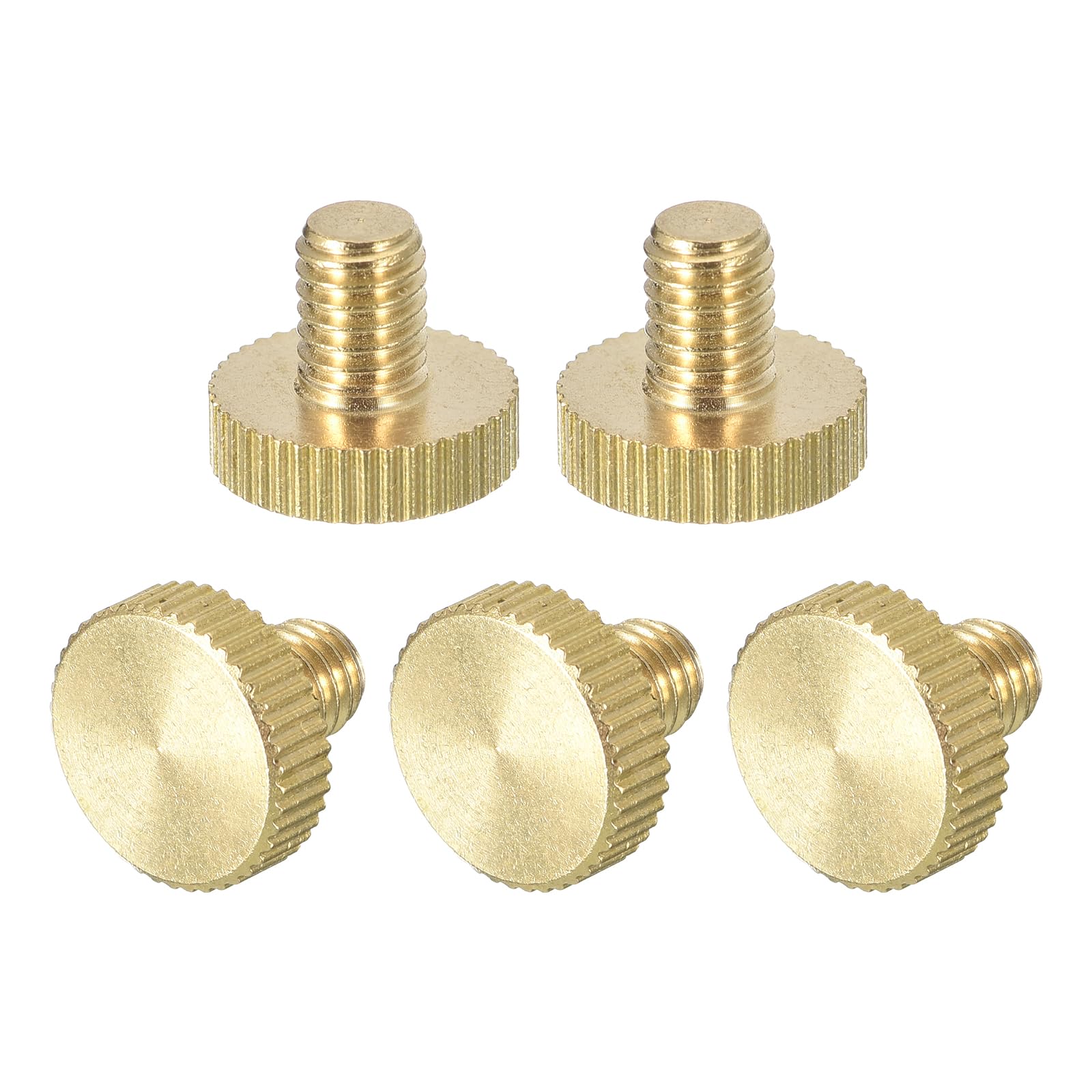 Brass Thumb Screws - M5 Knurled Fasteners -20