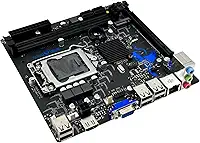 Placa Mãe H61S Micro-atx Chipset Intel H61 Audio LGA 1155 16GB de RAM DDR3 4 portas SATA II USB 2.0 Para Processadores Pentium e Celeron 2ª e 3ª Geração - Aitek DELTA H61MK