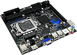 Placa Mãe H61S Micro-atx Chipset Intel H61 Audio LGA 1155 16GB de RAM DDR3 4 portas SATA II USB 2.0 Para Processadores Pentium e Celeron 2ª e 3ª Geração - Aitek DELTA H61MK