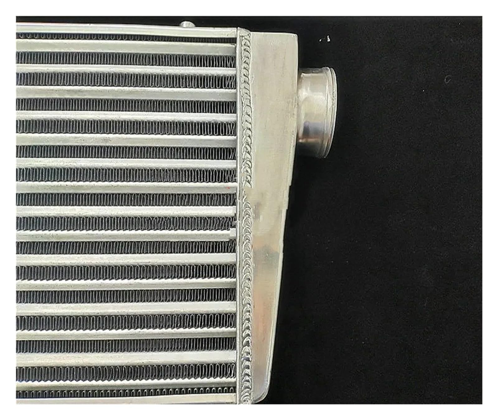 Intercooler Montaje Superior Intercooler De Aluminio Universal Montaje Frontal, 460x300x76mm, 76mm, Salida Entrada 3" Para Diseño Aleta