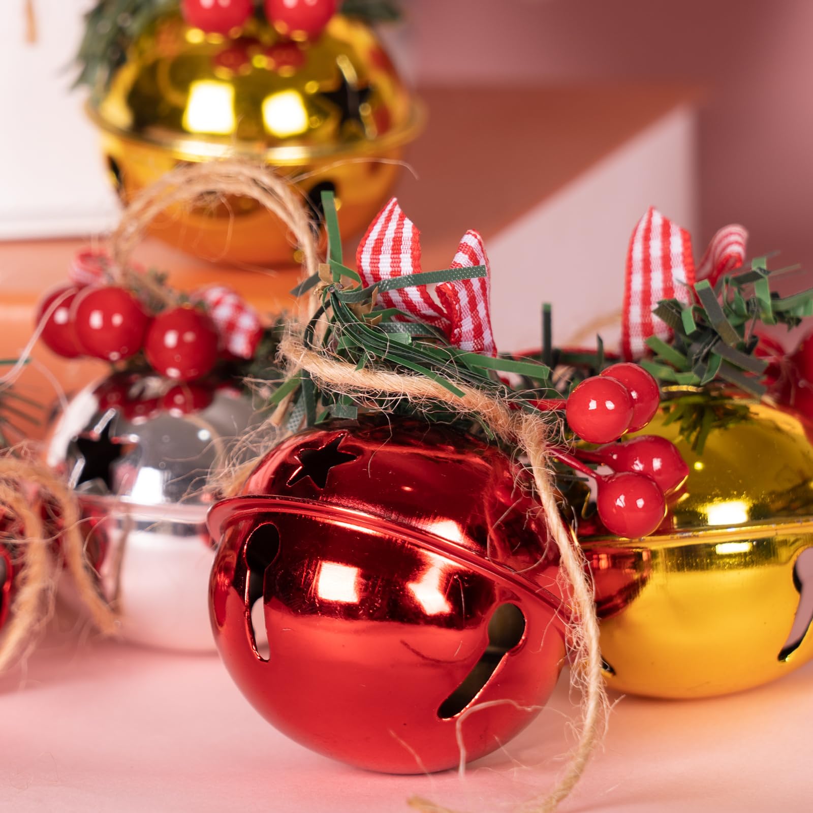 Amazon.co.jp: Tandarui クリスマスベル 18個 ジングルベル クリスマス