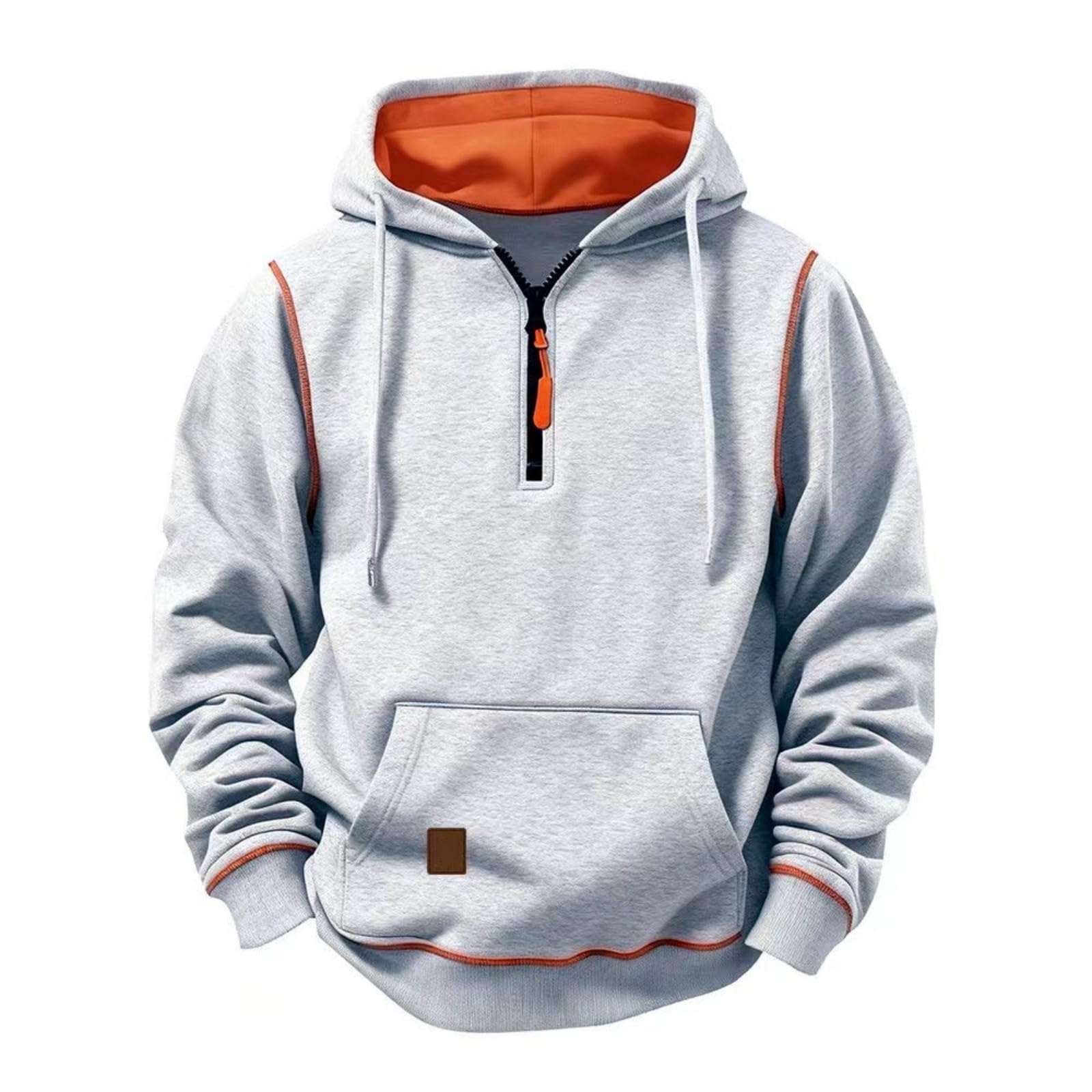 Sudadera de hombre de corte holgado con bolsillos para máxima comodidad 7