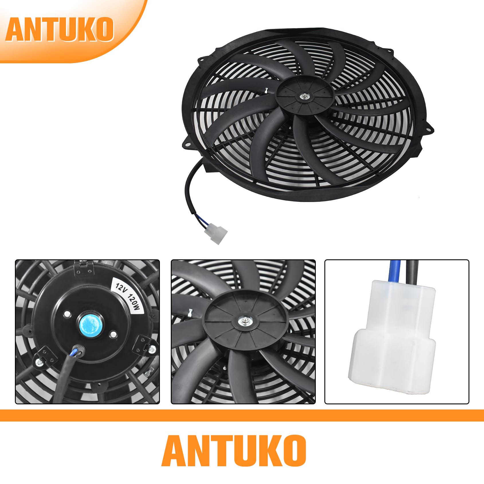 masabu　ファン追加 Amazon.co.jp: ANTUKO 3000 CFM 16インチ 電気ラジエーター冷却ファン