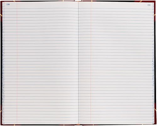 Miniatura 2 de Tops, libro de tapa dura, 11 3/4 x 7 1/4 pulgadas, diario, regla de libro mayor de entrada individual, 300 páginas (150 hojas)