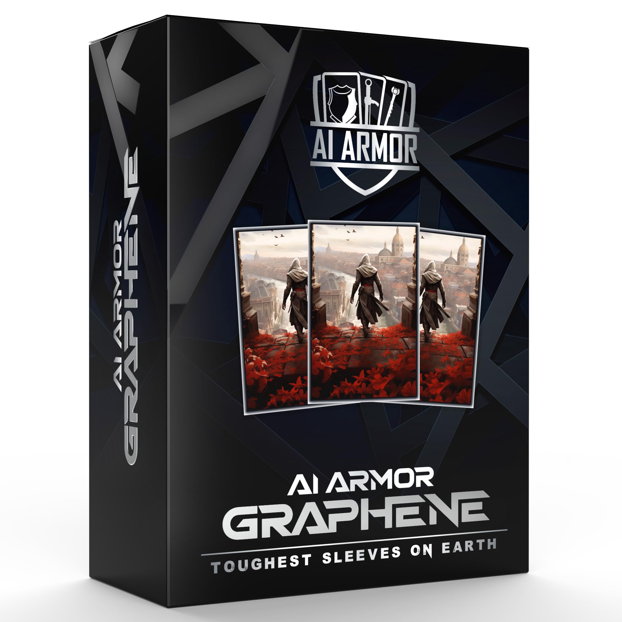 ai armor card sleeves Anti-glare Card Sleeves Graphene TCG Sleeves (Depressed Skeleton)