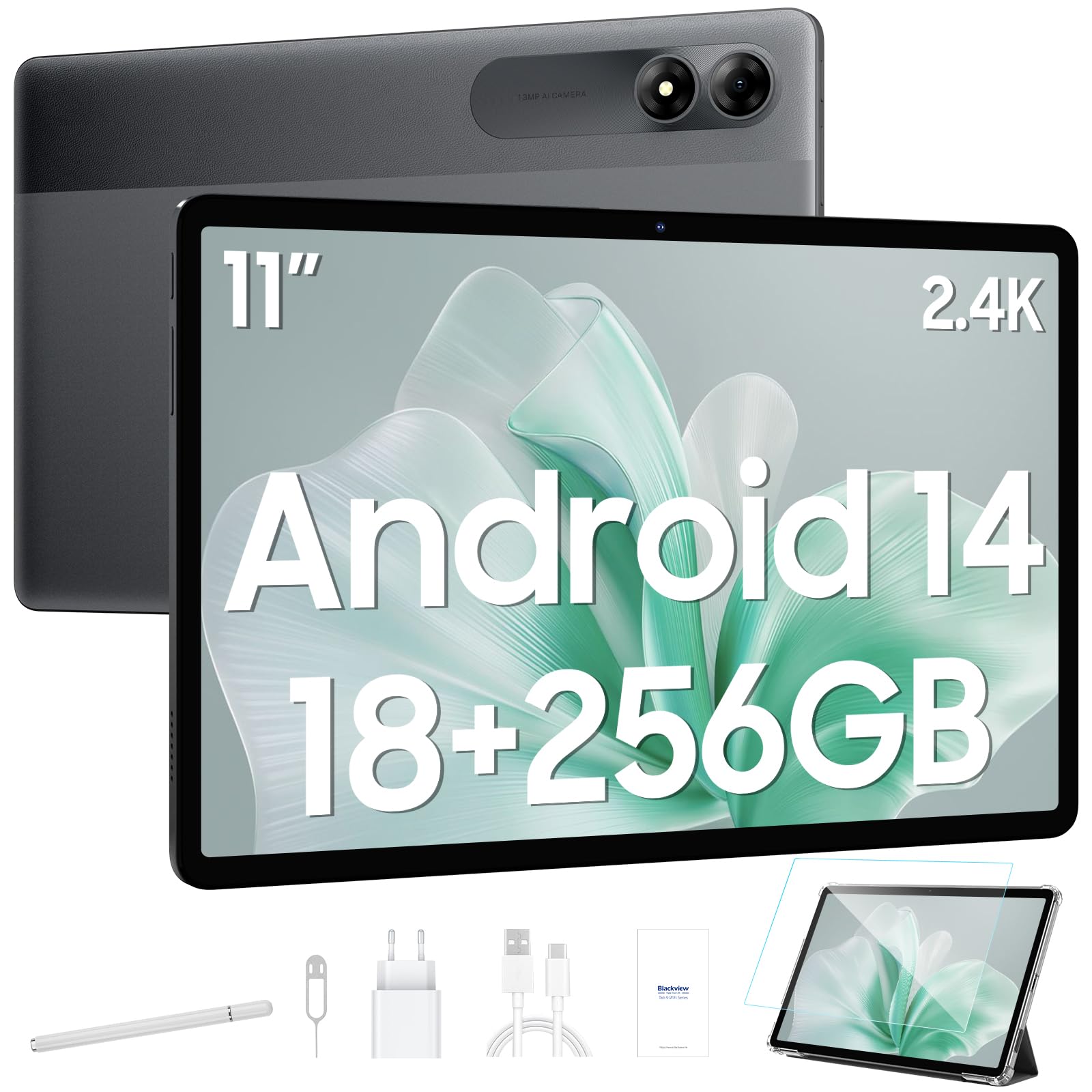 Blackview Android Tablet 11 inch, Tab 9 WiFi with 2K FHD Display