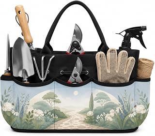 Foggy Path Weather Garden Tool Bag Organizer for Balcony Use