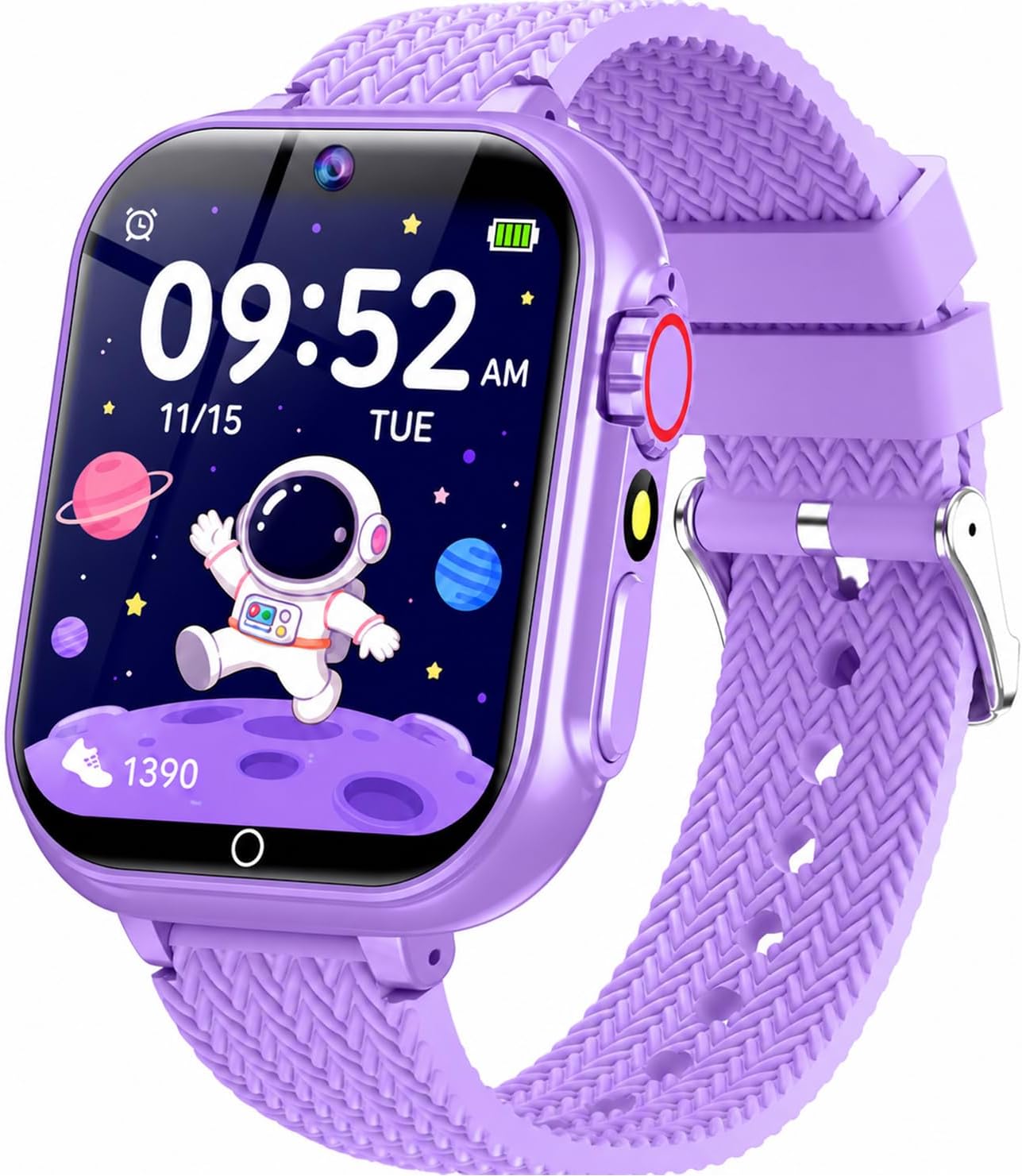 wepfum Toys for Girls Age 5-12,Kids Smart Watch 39 Games HD Touch Screen Watches with Video Camera Music Player Pedometer Flashlight 12/24 hr Educational Toys Birthday Gift for Girls