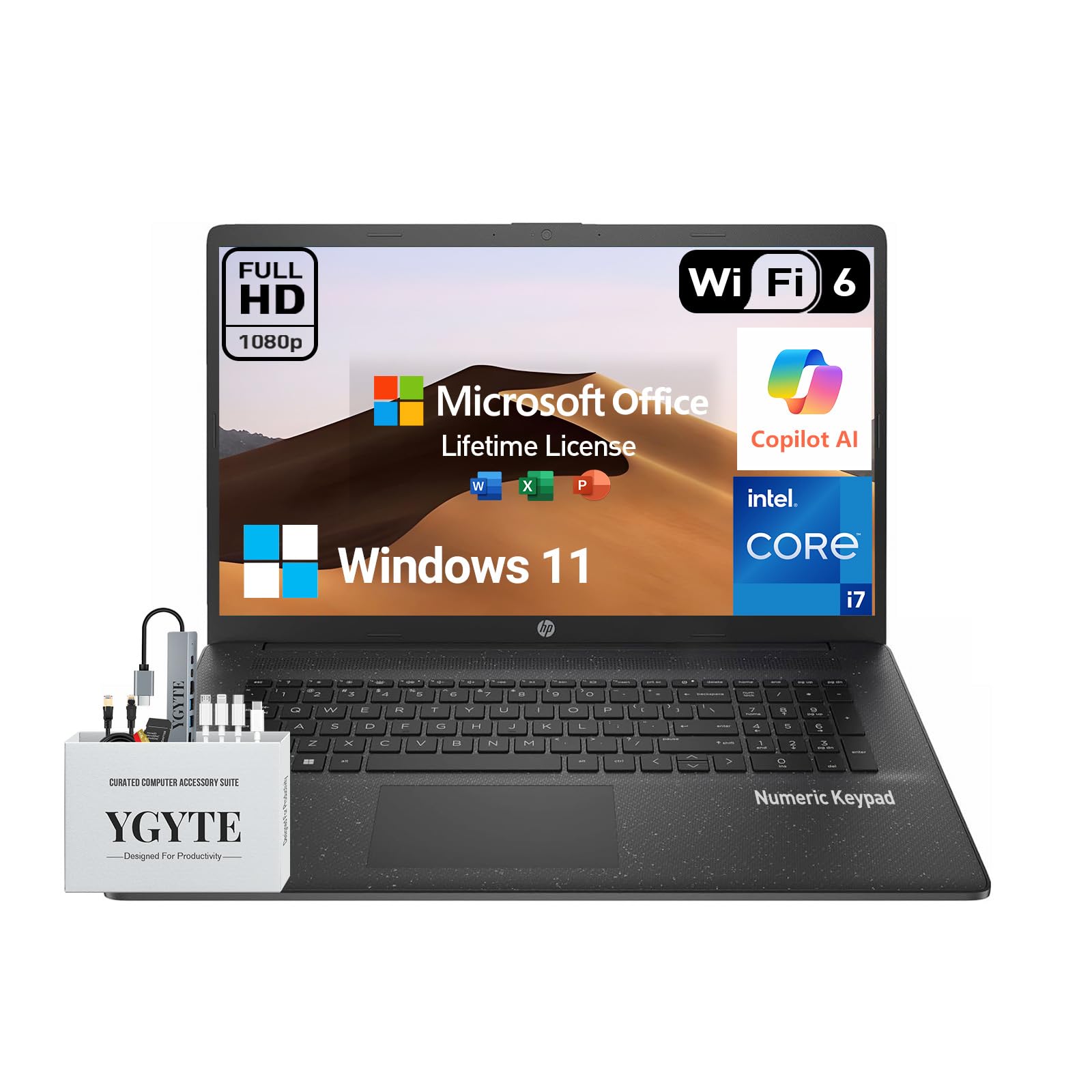 Amazon.com: HP 17 Laptop Computer, 17.3 Inch FHD Business Laptop