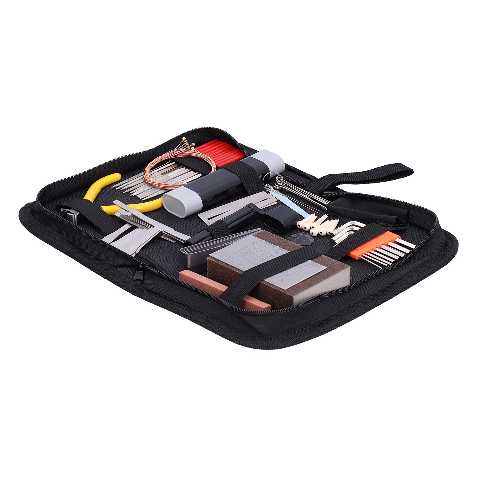 Strumenti di Riparazione per Chitarra Strumenti di Riparazione per Chitarra, Avvolgitore di Corde per Ukulele Basso Banjo a Corda Kit di Manutenzione