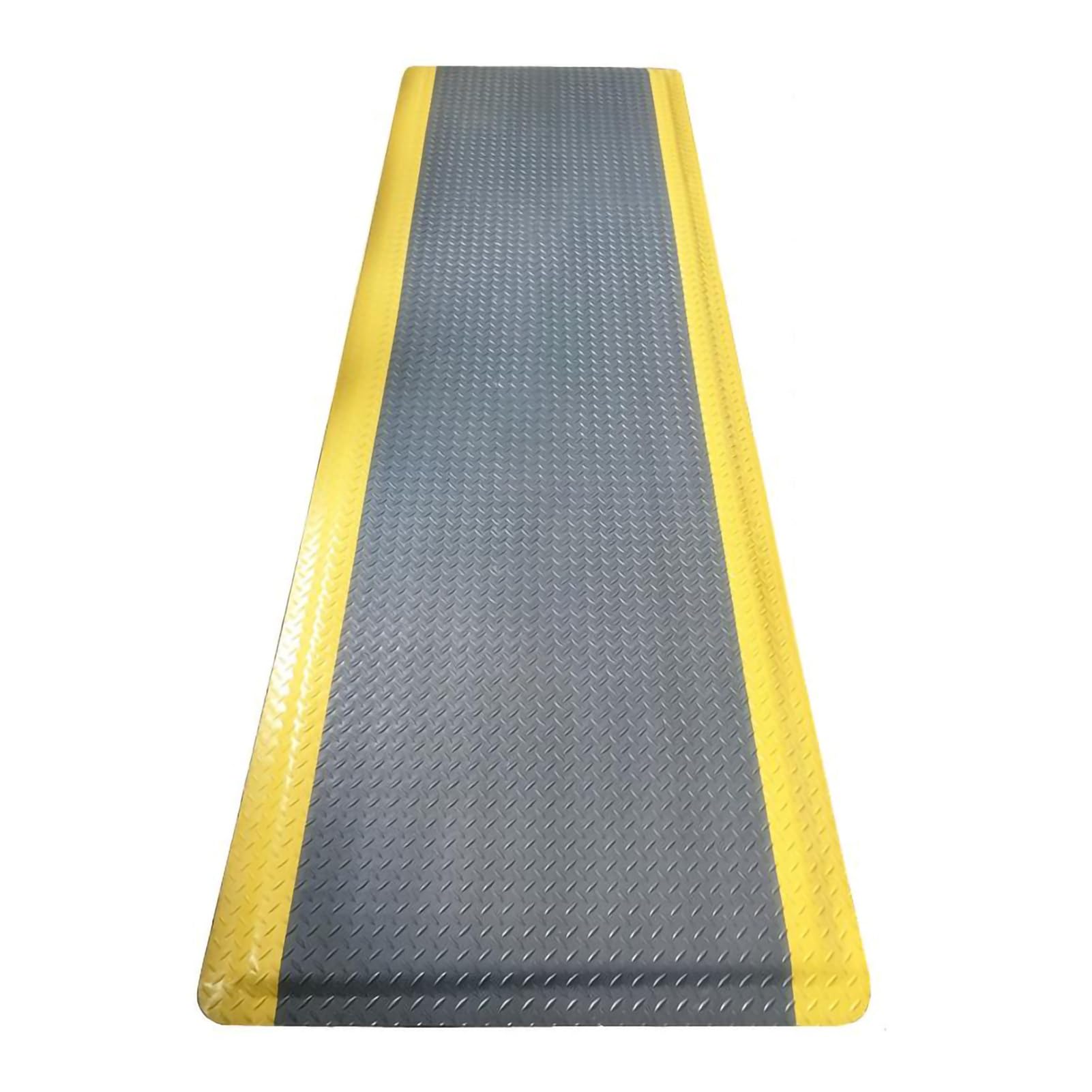 OWOHYG Pvc Anti-Fatigue Anti-Static Mat,Non-Slip Heavy Duty Sponge Ergonomic Floor Mat,Waterproof Mats For Commercial Industrial Work.Grey-60x120cm/24x47in