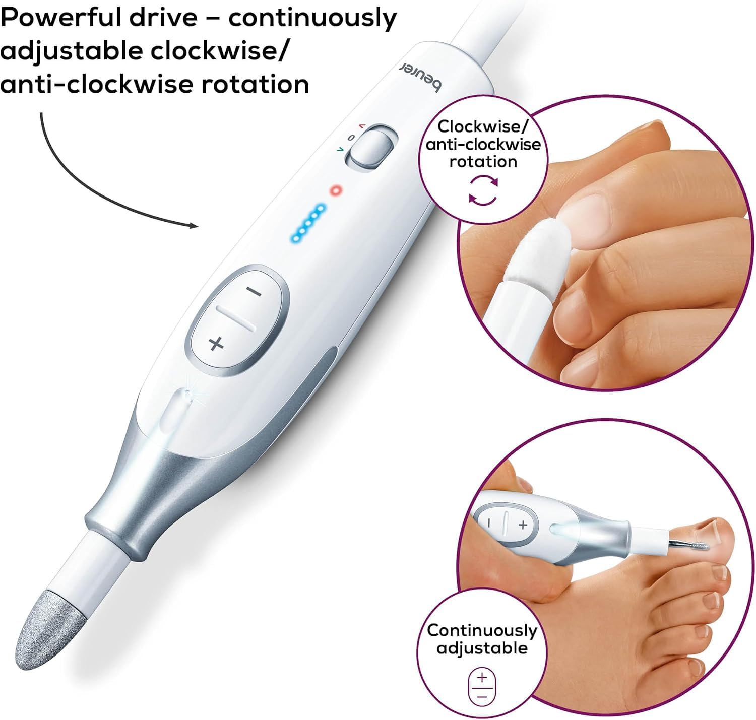 Beurer MP42UK professionale Home manicure e pedicure