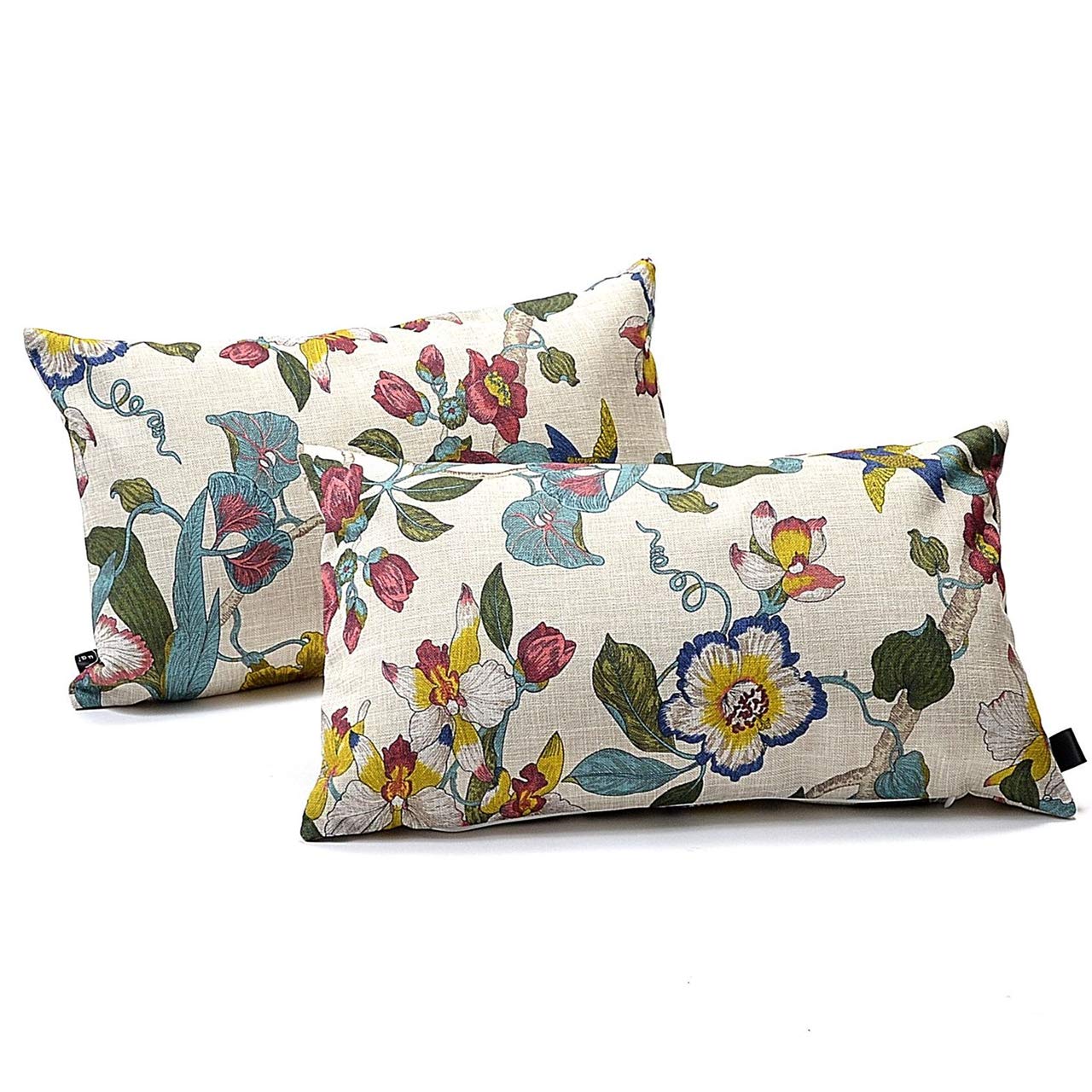 Amazon.co.jp: Kuai クッションカバー 45cm 60cm 30×50cm 花柄