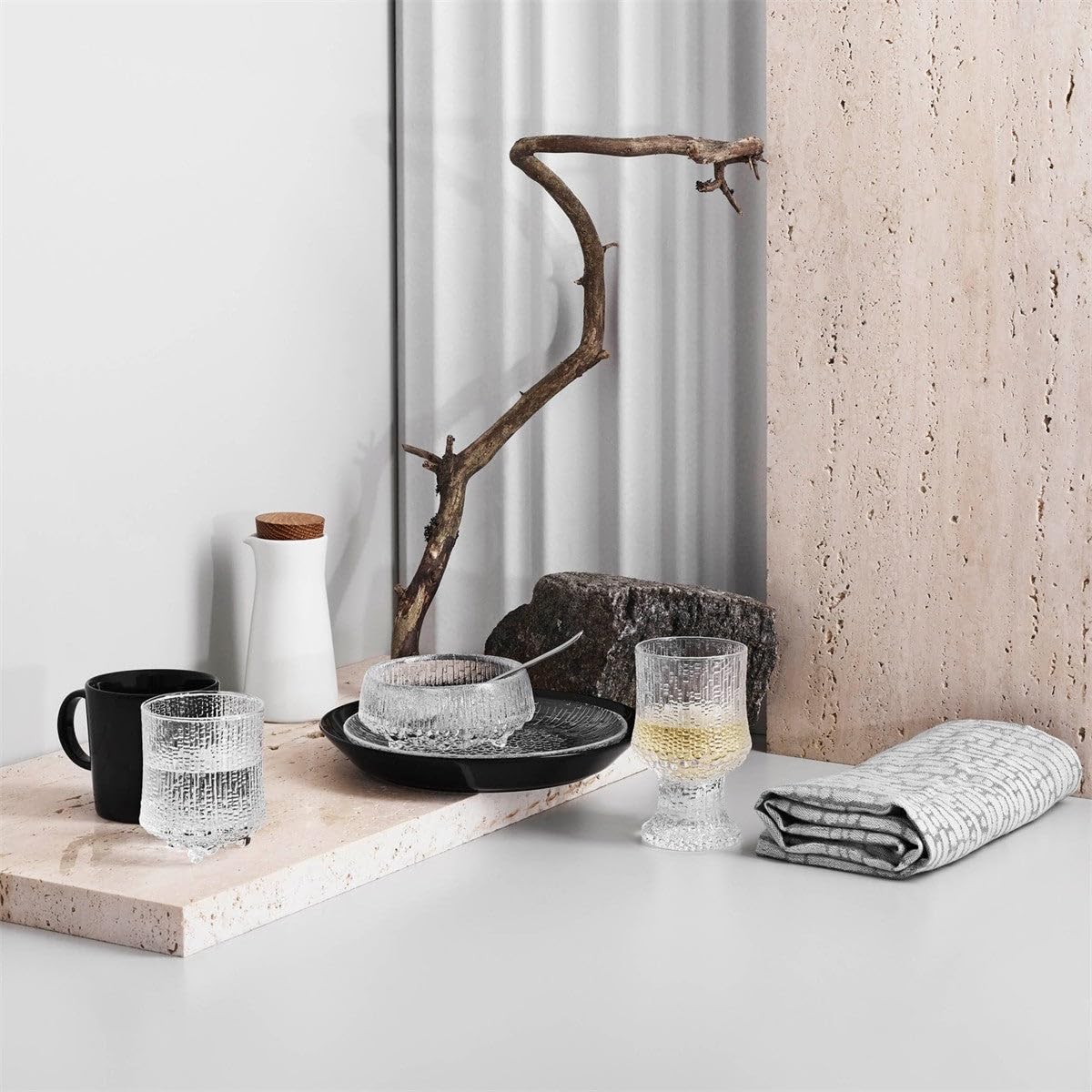 Iittala Ultima Thule White Wine 16 cl kieliszek do białego wina, szkło, przezroczyste, 2 sztuki (1 opakowanie), 2 sztuki