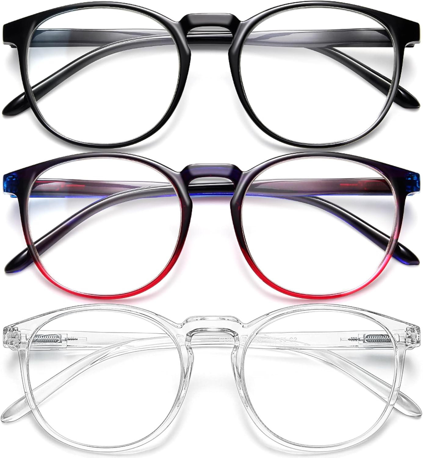 A27 Light Black & Dark Blue Red & Transparent