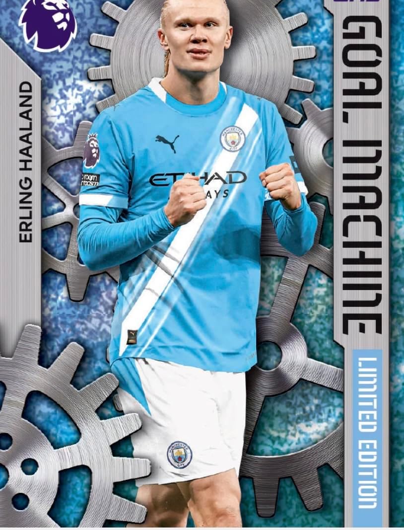 Premier League 2026 new - One Random Mega Tin - 40 Cards Including 3 Exclusive LE 25/26 Soccer Cards + Bundle with Hassential Sticker Premier League Soccer Cards