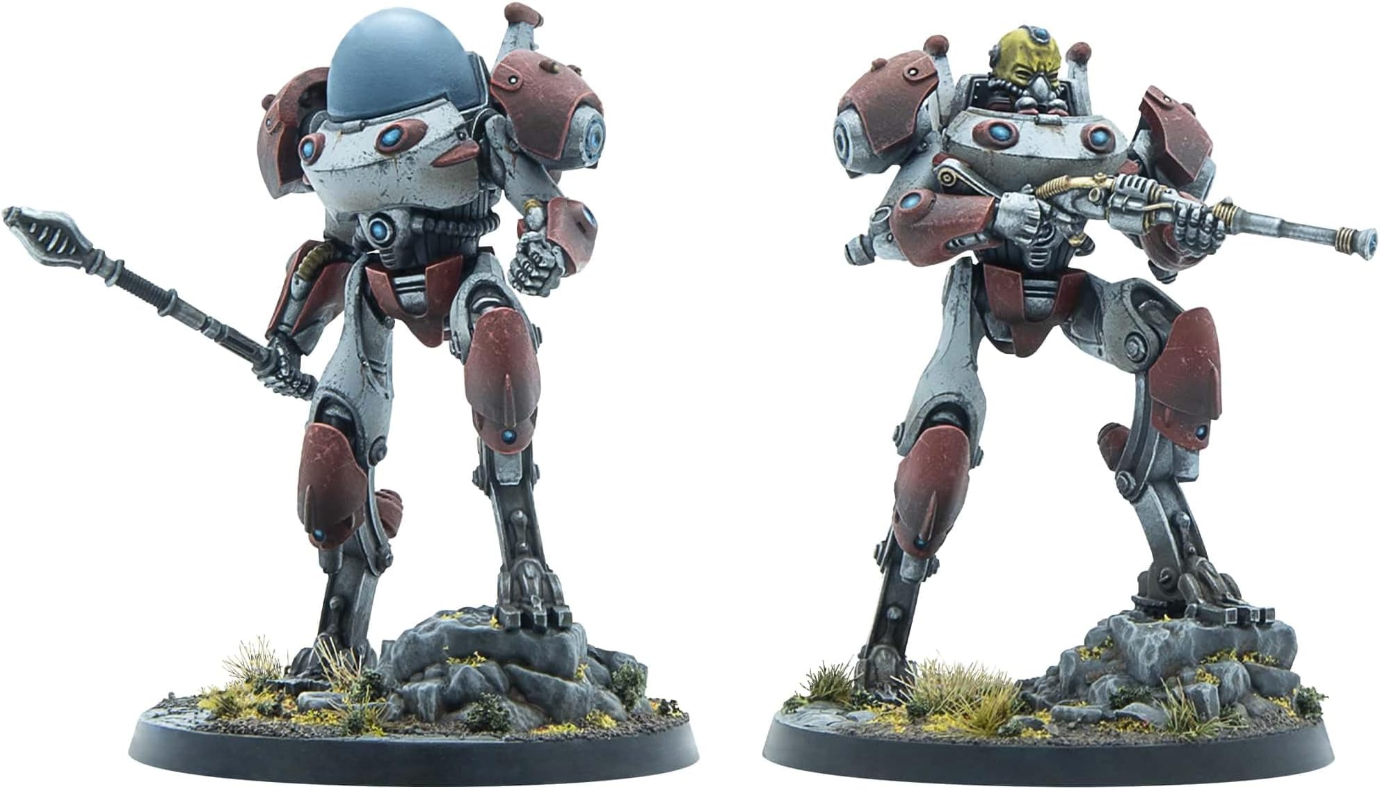 ModiphiusEntertainment: Fallout: Miniatures - Zetans: Alien Invaders - 2 Resin Figures, Appalachia Wave, Unpainted & Unassembled, Licensed