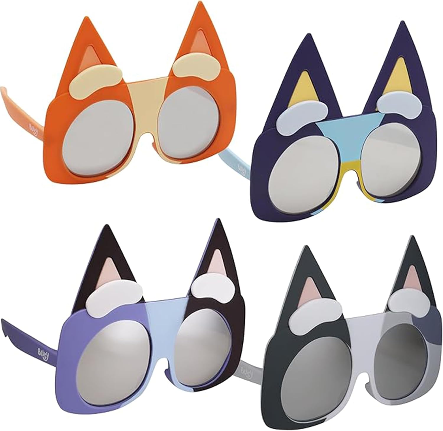 BLUEY Costume Sunglasses | Bluey, Bingo, Bandit, Chilli or Chattermax Costume Accessory | Child and Adult Size