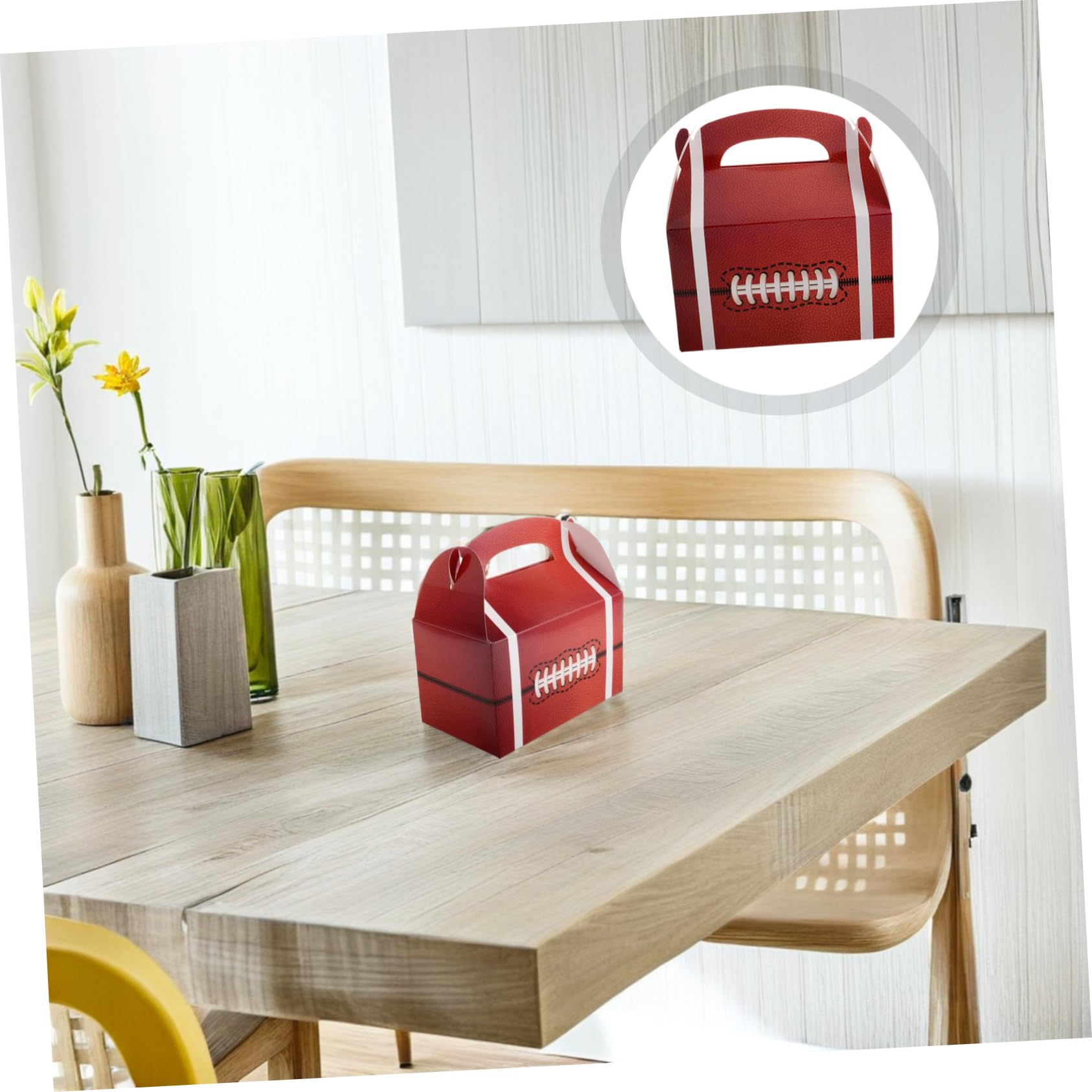 Ipetboom 50piezas Cajas De De Fútbol Para Cumpleaños De Decoración De Fiesta Recipientes Para Snacks y Golosinas Para Eventos Deportivos y Celebraciones De Cumpleaños