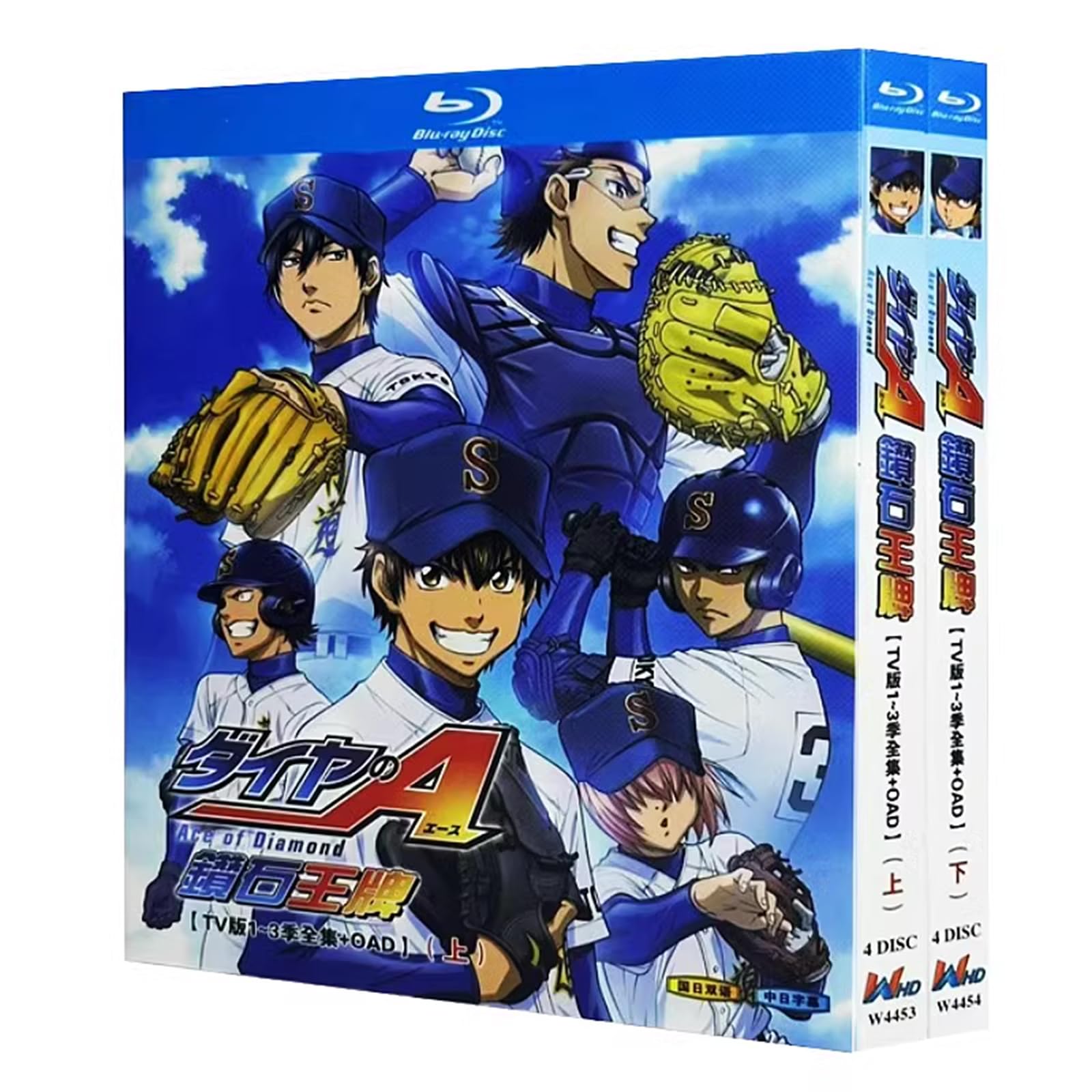 Amazon | アニメ「ダイヤのA」全巻178話收录 BD BOX コンパクト 8枚組