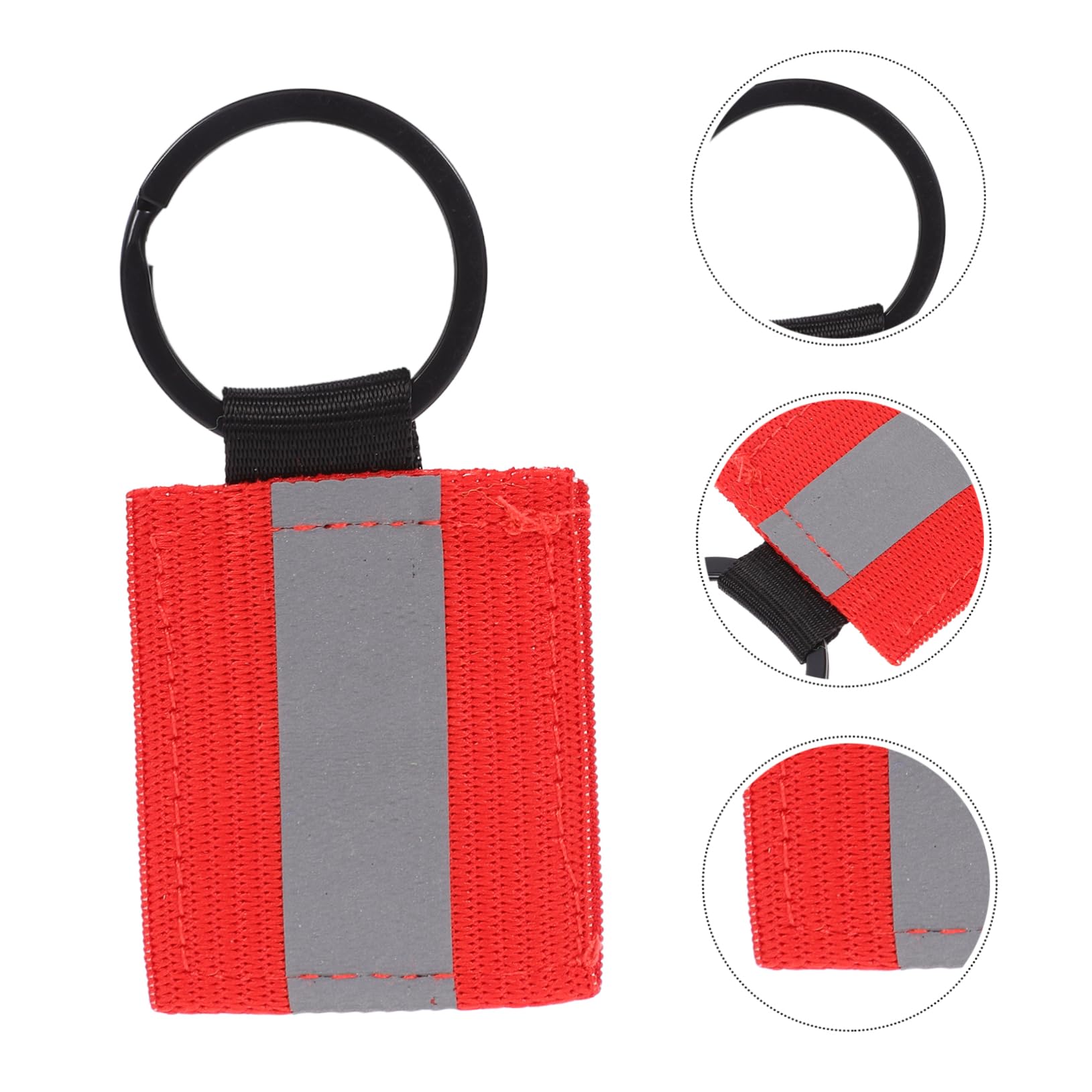 BESPORTBLE Etichette Riflettenti Lucide equipaggiamento Riflettente di Sicurezza Portachiavi Riflettente bifacciale Accessori per Abbigliamento Accessori per Borse Accessori per Zaini