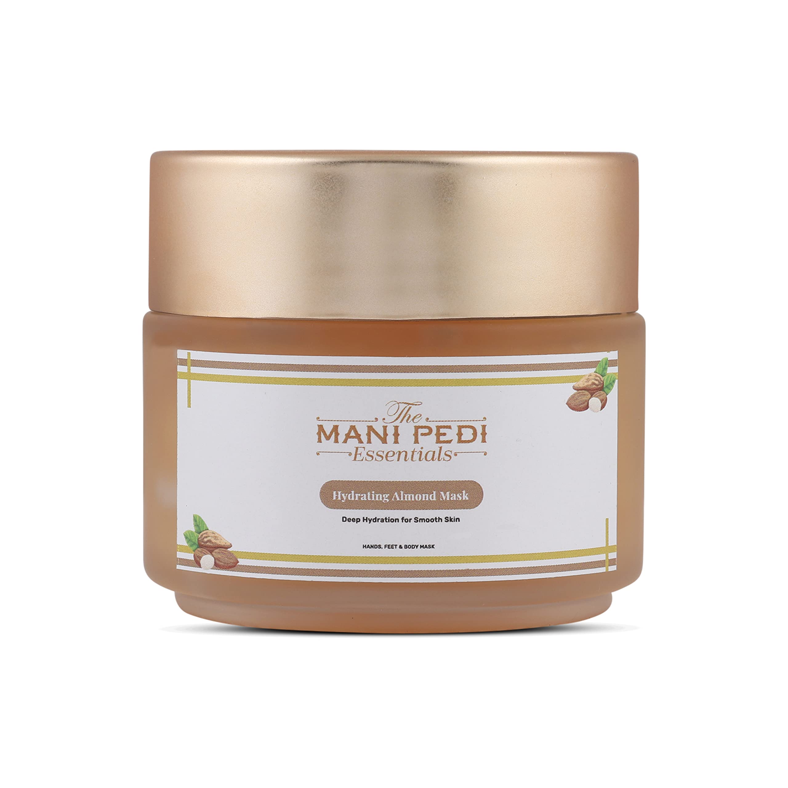 The Mani Pedi EssentialsHydrating Almond Mask, Gold, 100 gm