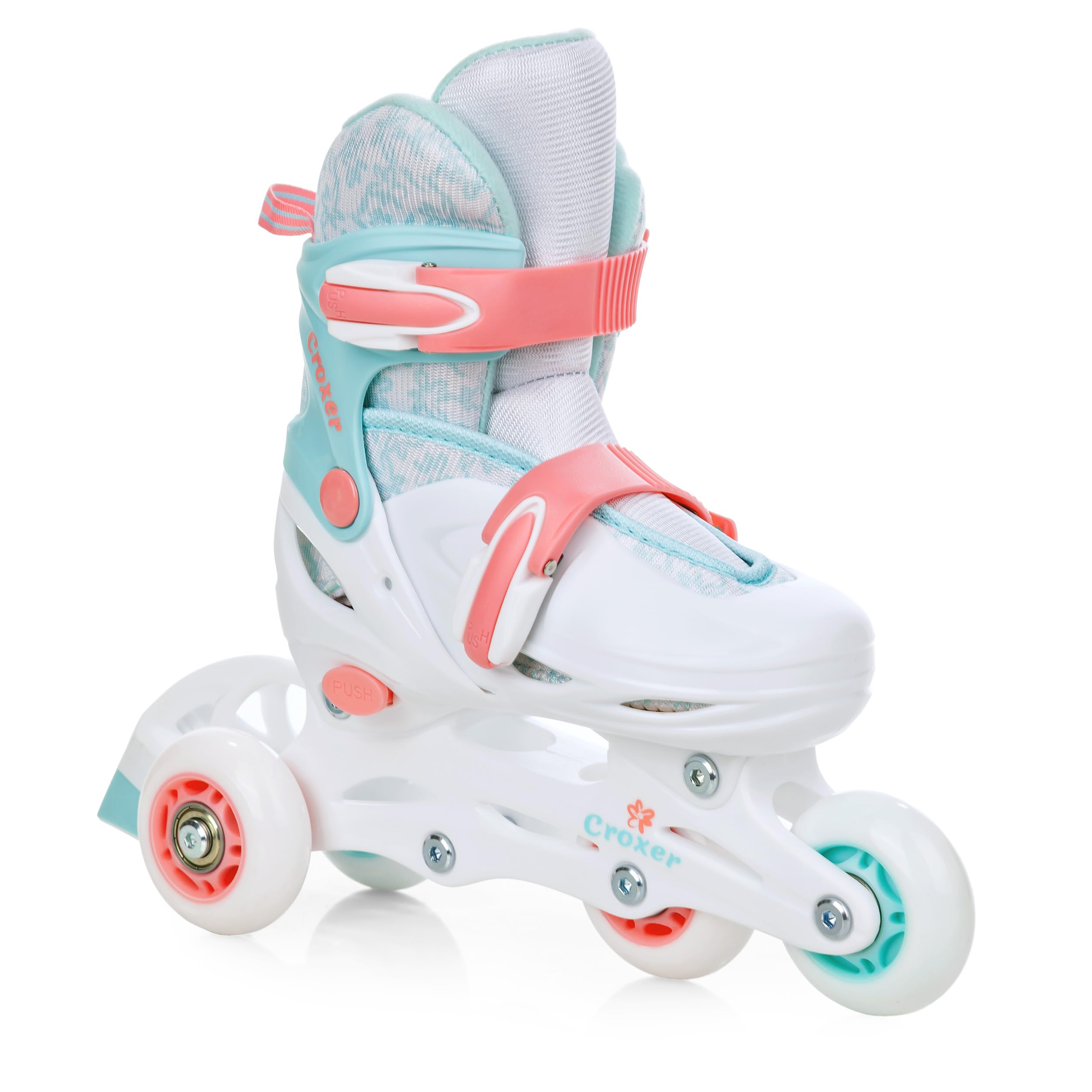 3in1 Inline Skates Pattini in linea Triskates Pattini a rotelle per bambini, ragazze e ragazii regolabili