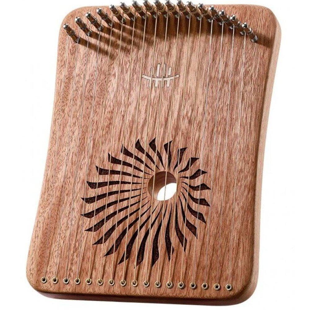 Harpe lyre 17 cordes instrument de clavier musical piano à pouce
