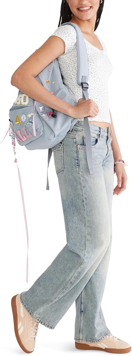 Aeropostale Women's Low Rise Baggy Wide Leg Jean - Image 3