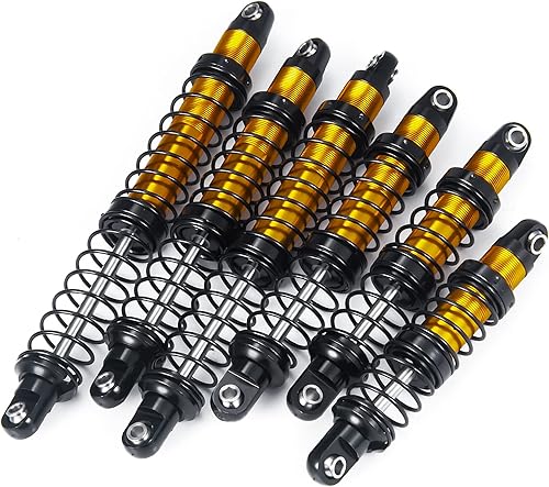 Miniatura 4 de SWX Amortiguador RC ajustable montado de aleación de aluminio para 110 RC Crawler Car Axial SCX10 90046 D90 TRX4 Wraith (4.724 in)