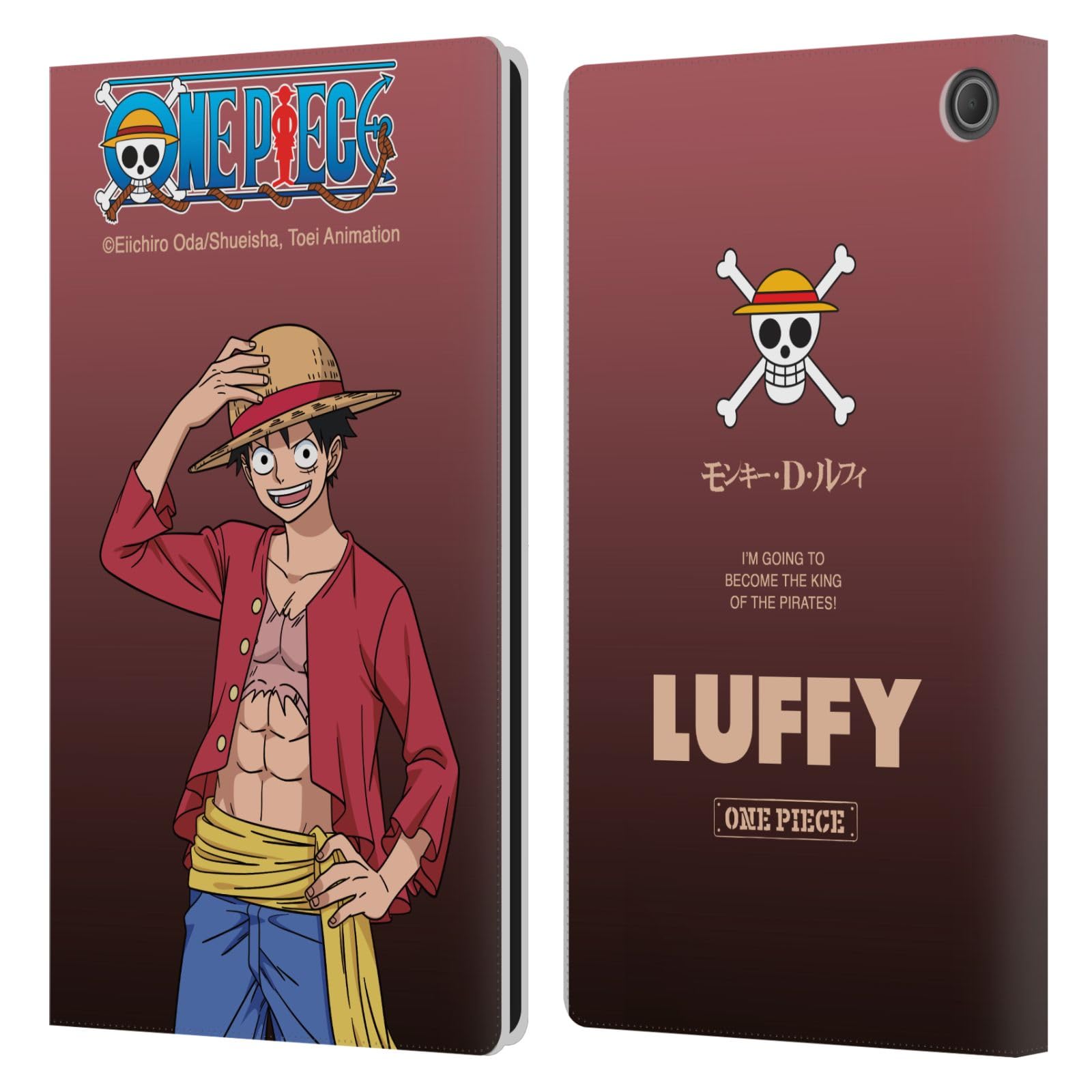Étui One Piece Monkey D. Luffy cuir Amazon Fire Max 11 2023 - 7