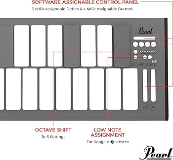 Pearl malletSTATION EM-1 MIDI電子マリンバキーボード Pearl malletSTATION EM-1 MIDI電子マリンバキーボード Pearl