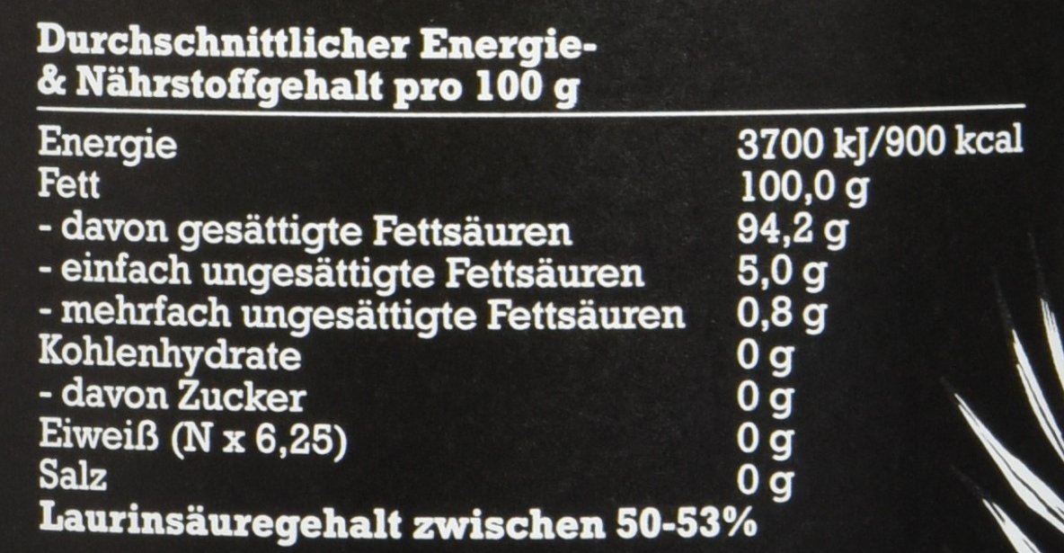 mituso Bio Kokosöl, nativ, 3er Pack (3x 1000ml) im Bügelglas