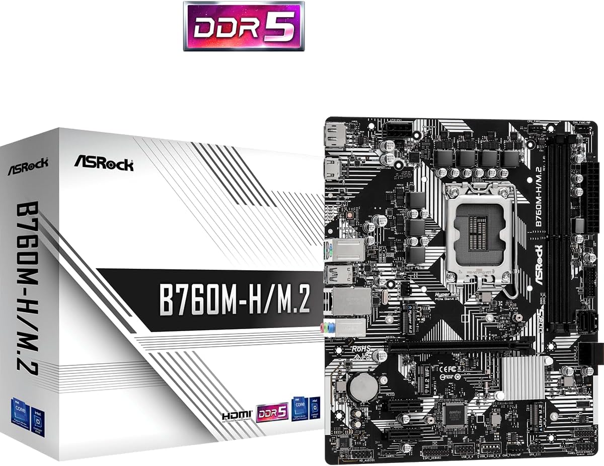 Asrock ASROCK B760MHM.2 mATX 2xDDR5