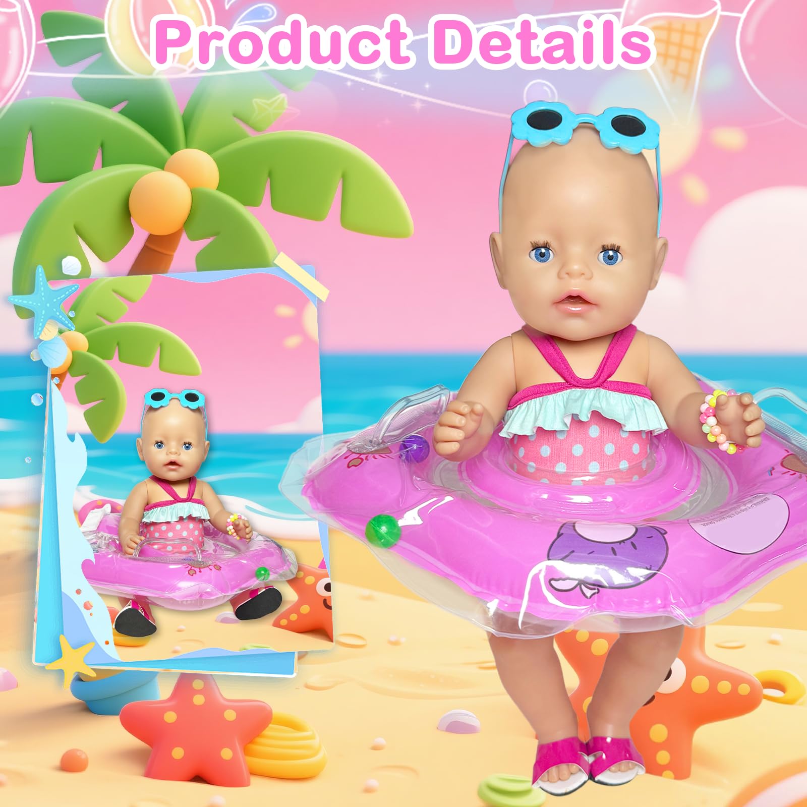 Baby Doll Clothes for 14-17 Inch / 35-43cm Baby Dolls - Image 4