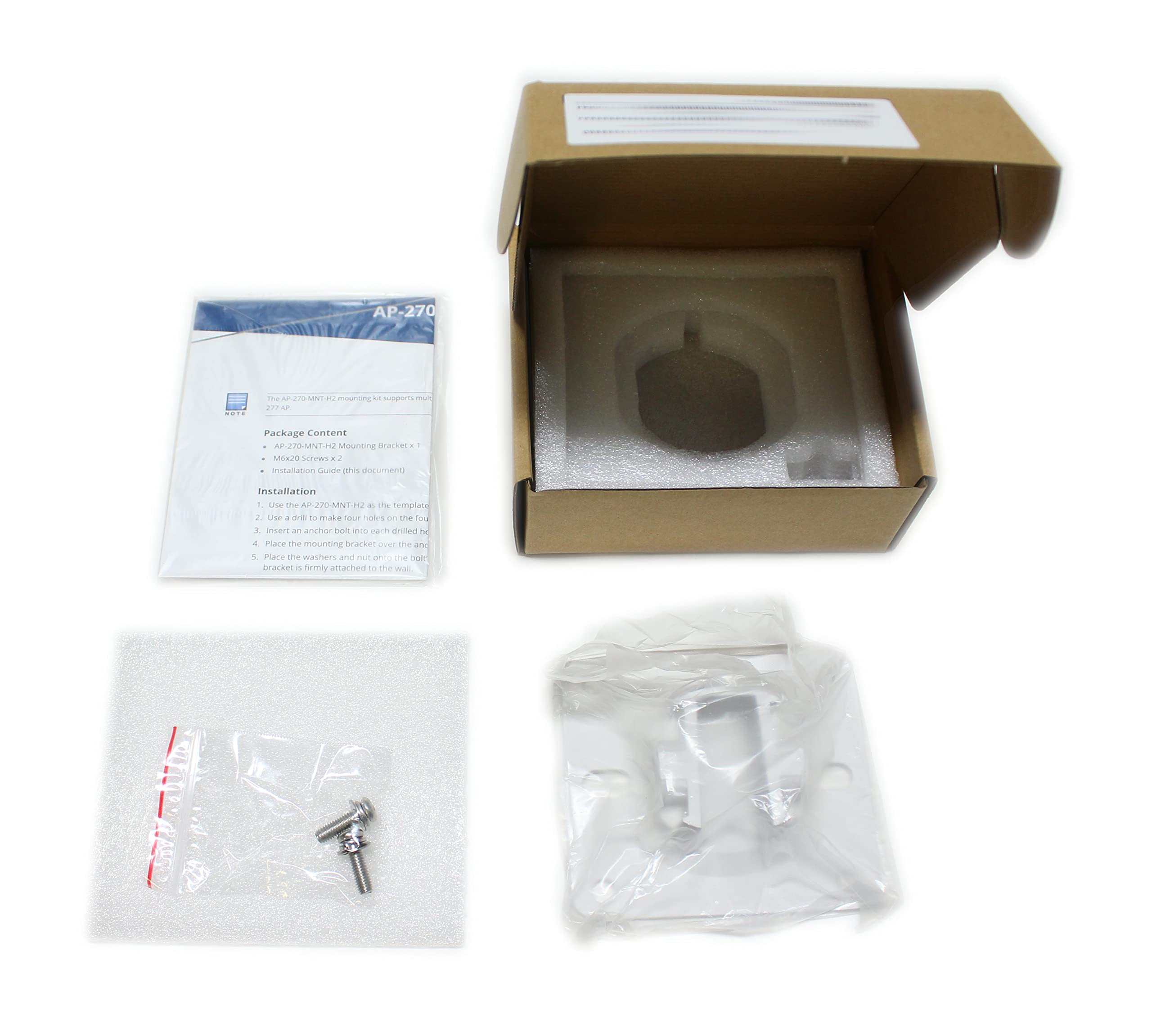 Aruba JW055A AP-270-MNT-H2 urządzenie sieciowe zestaw do montażu na ścianie/suficie, biały