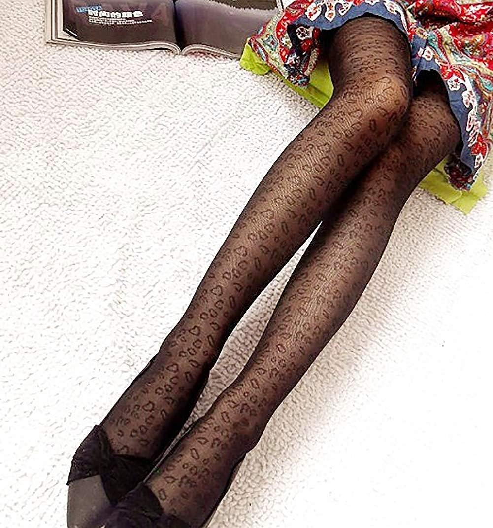 Ulalaza Nude Rhinestone Fishnet Tights Nylon Stockings Pattern Tights Pantyhose Plus Size For Women