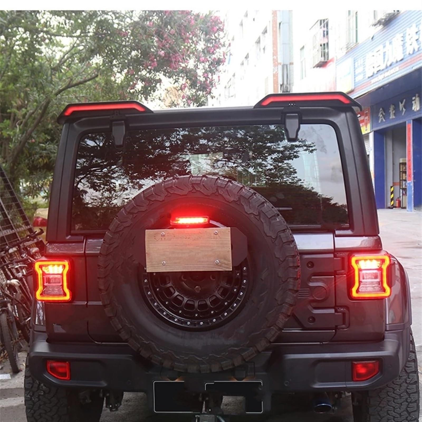 jeep ラングラー　JK JL 用カスタムパーツ ウイングLEDランプ Jeep JEEP ジープ 2018~ JL ラングラー ウイング LED ルーフ