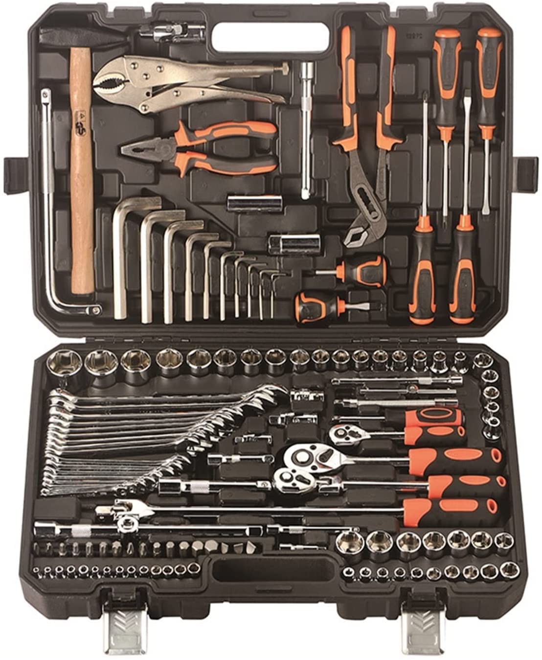 Set di strumenti Utensili manuali per riparazione auto Chiave a cricchetto Chiave a bussola Set Riparazione pneumatici per auto Attrezzo meccanico Kit ferramentas completo