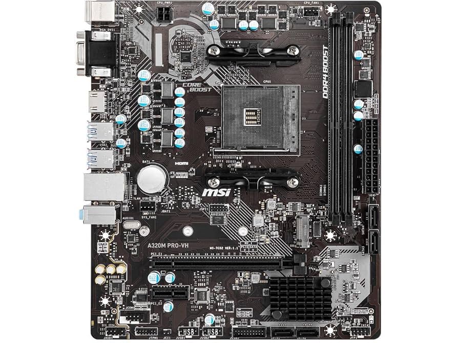 Amazon.com: MSI A320M PRO-VH ProSeries Motherboard (AMD AM4