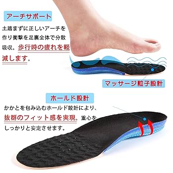 kozzim スポーツインソール 衝撃吸収 立ち仕事 中敷き Amazon.co.jp: Kozzim スポーツインソール 衝撃吸収 立ち仕事