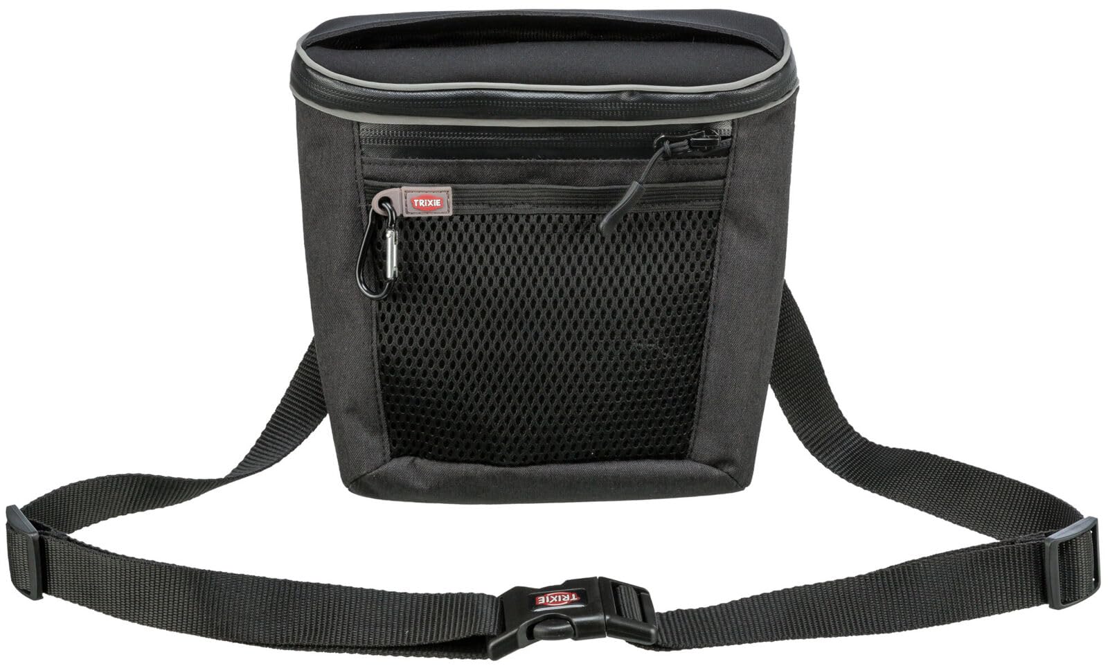TRIXIE Snac Duo Treat Bag, 20 × 20 × 5 cm, Anthracite