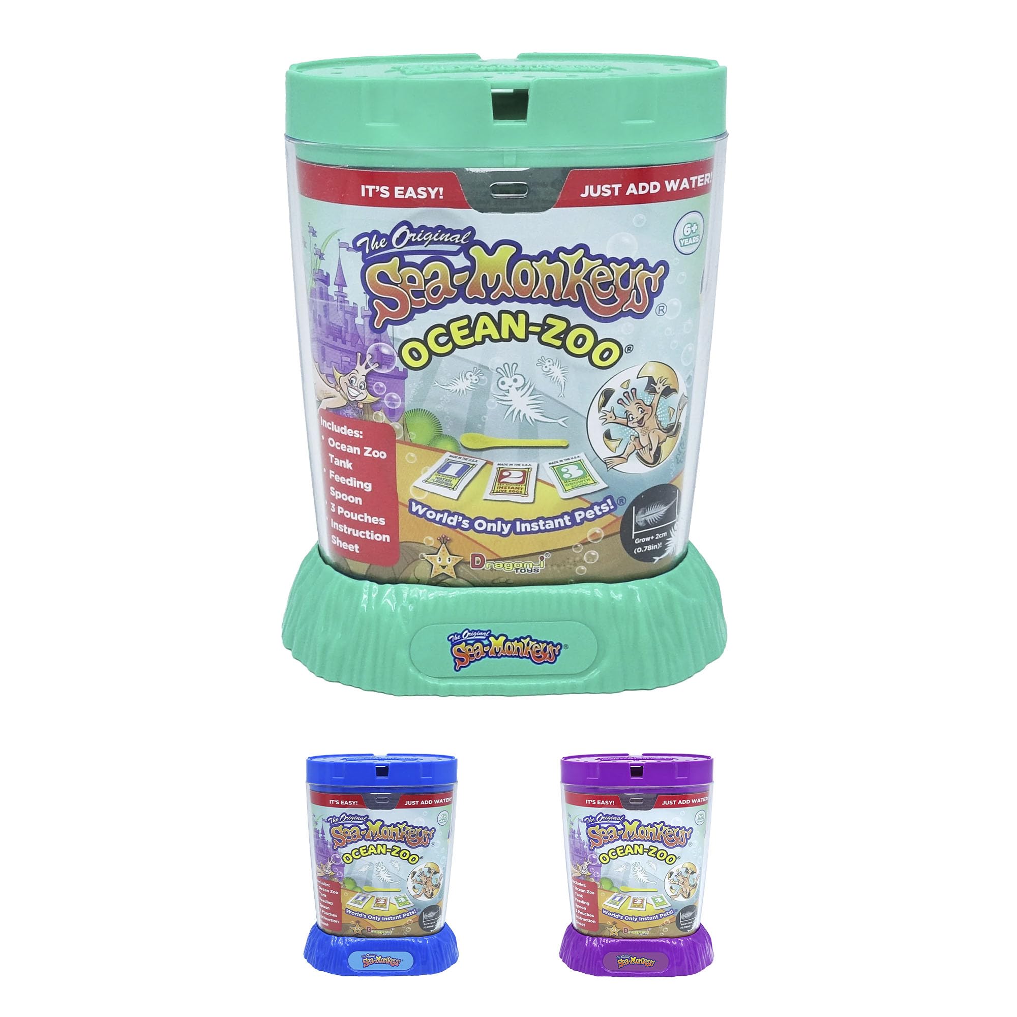 Amazon.com: Sea-Monkeys® Ocean Zoo - World's Only Instant Pets
