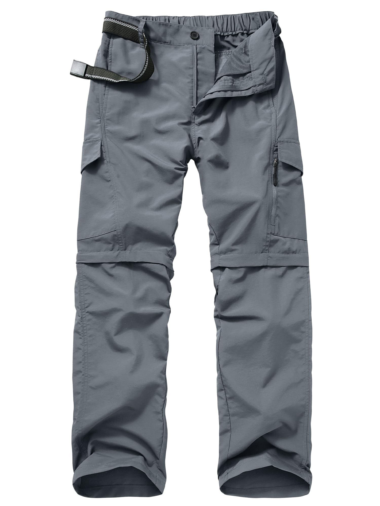 Herren-Wanderhose, wandelbar, wasserdicht, schnell trocknend, mit Reißverschluss, leicht, für Reisen, Angeln, Pfadfinder